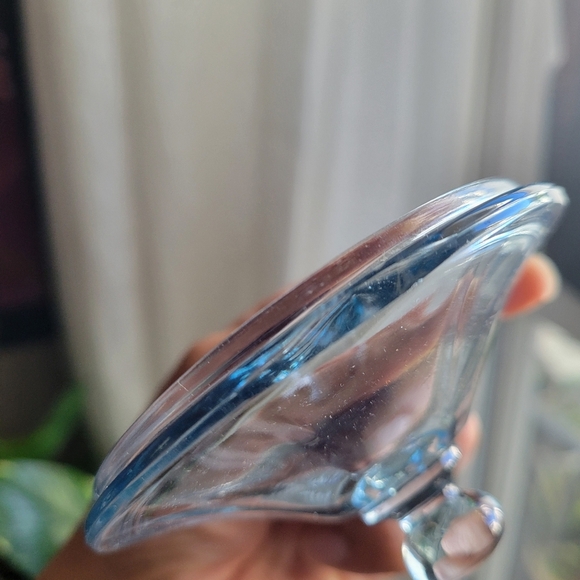 Rare Vintage Fosforia Blue Depression Glass Sugar Bowl with Lid "AS IS" - Picture 11 of 11